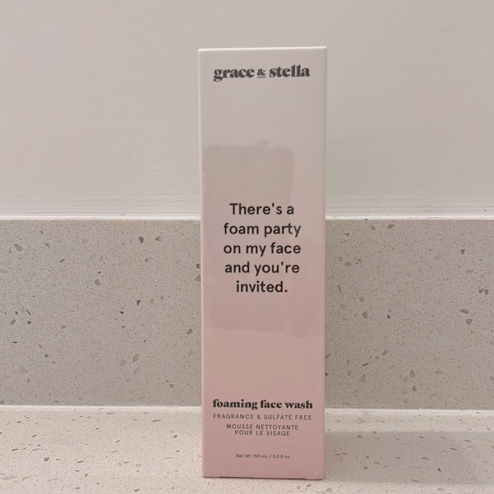 grace & stella face wash - NEW + SEALED